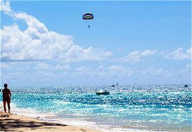 Go parasailing in Barbados!