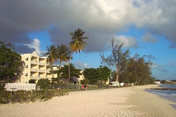 Allamanda - past the main boardwalk jetty to Allamanda Beach Hotel.