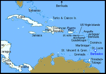 Caribbean Island Martinique