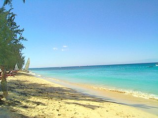 Barbados west coast beach - perfect kayaking conditions