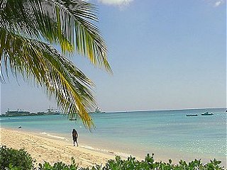 Paradise Beach on the west coast of Barbados.