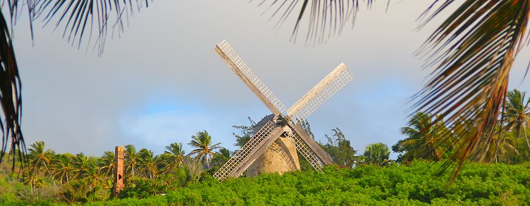 View of the Morgan Lewis Windmill in Barbados Morgan Lewis Windmill