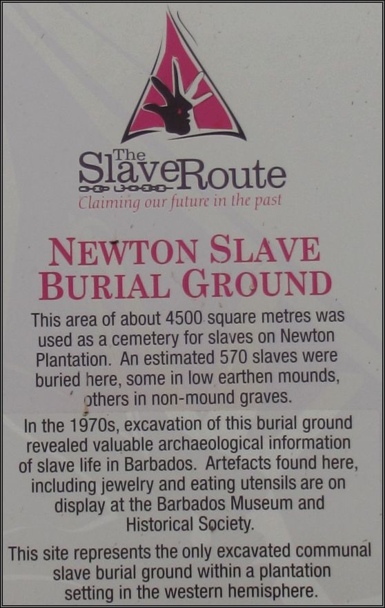 Newton Slave Burial Ground in Barbados