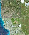 Satellite map of Barbados