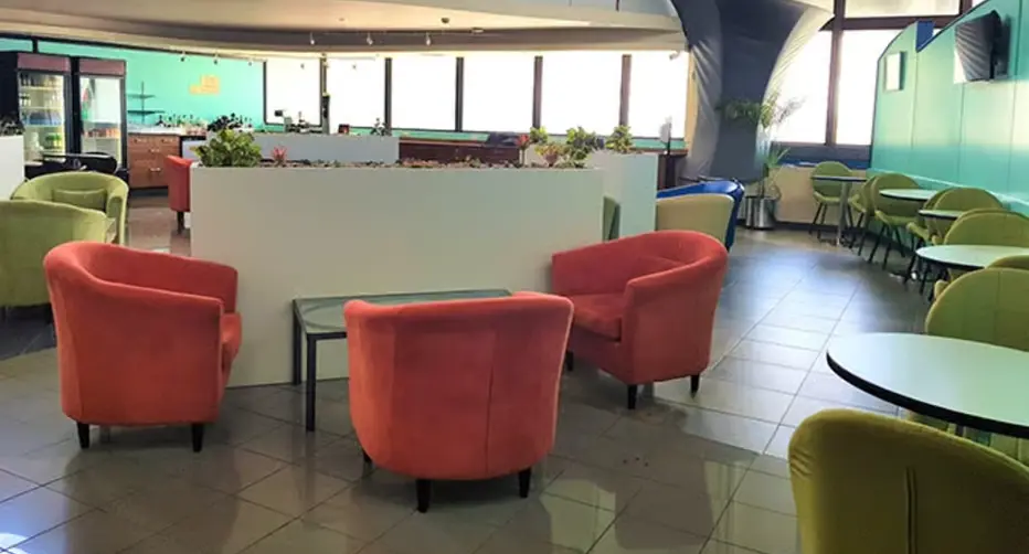Executive Lounge at the Barbados airport