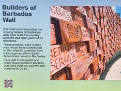 Builders of Barbados wall