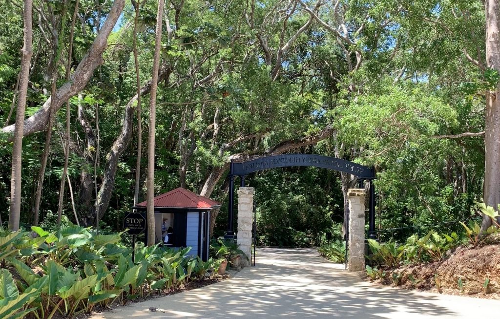 entrance to the heritage rail station - check the link to see the new movie of the historic railway story
