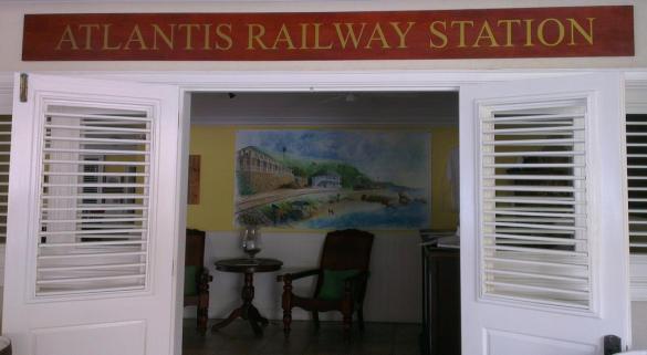 Atlantis Hotel - Railway Station Sign