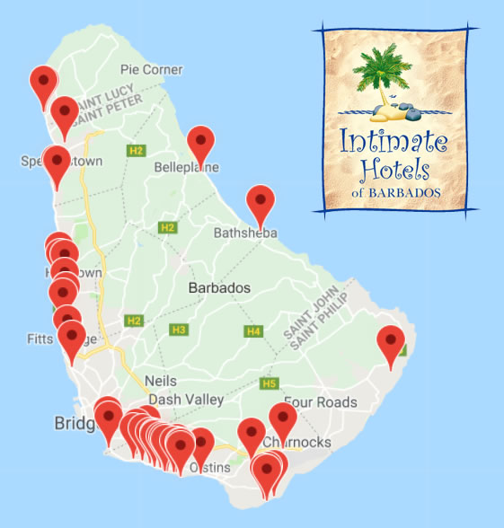 Barbados Resort Map