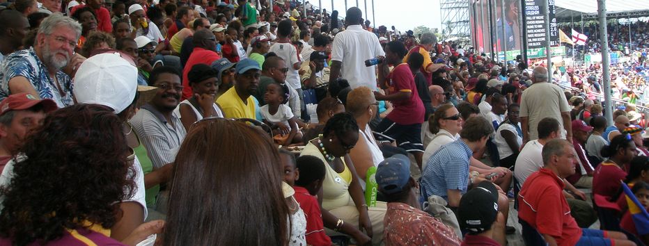 Crowd at Kensington Oval, Barbados