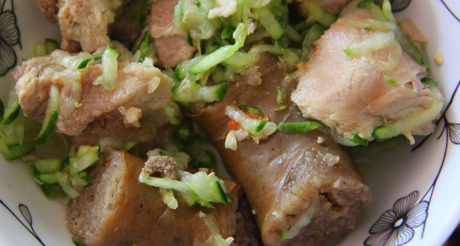 Bajan pudding and souse