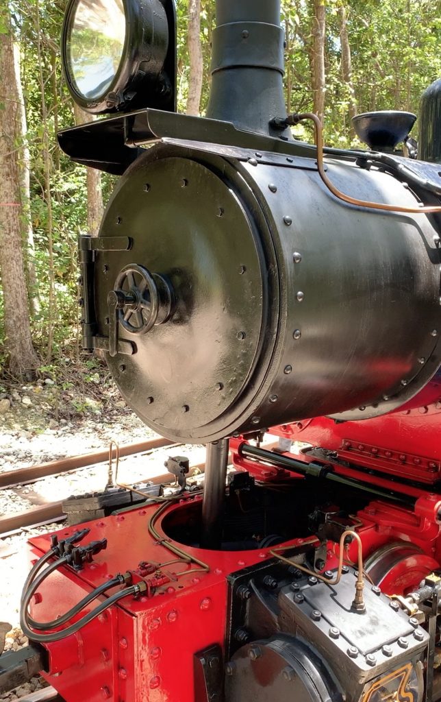 Heritage Train is a real vintage engine that is restored and as the original. See New Video of Barbados Historic Railway
