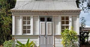 A traditional Barbados chattel house