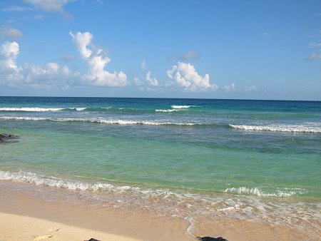 Beach in front the SoCo Hotel in Barbados