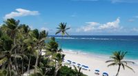 Warm up and wiggle your toes in the sand at The Crane, Barbados
