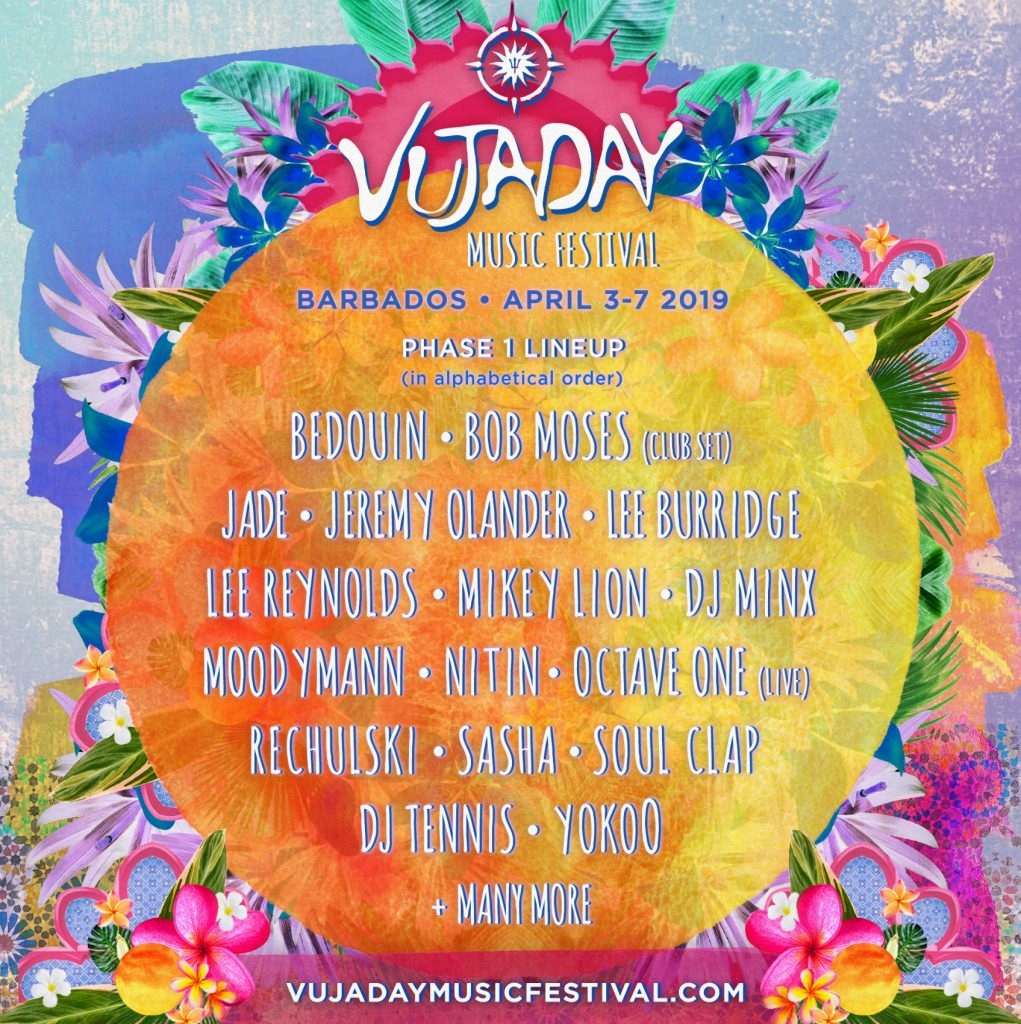 Barbados Vujaday Musiv Line up 2019