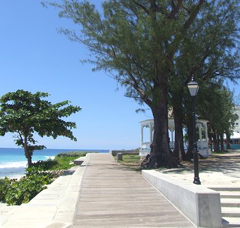 walking along the south coast boardwalk