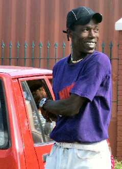 The Barbados coconut marathon man