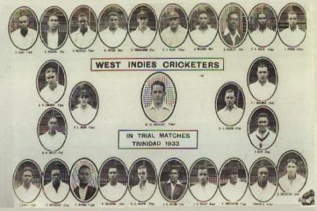 West Indies Cricketers in Trial Matches - Trinidad 1933