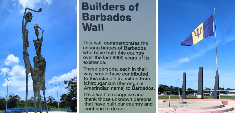Island monuments representing Barbados' heritage