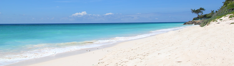 Barbados south coast beach
