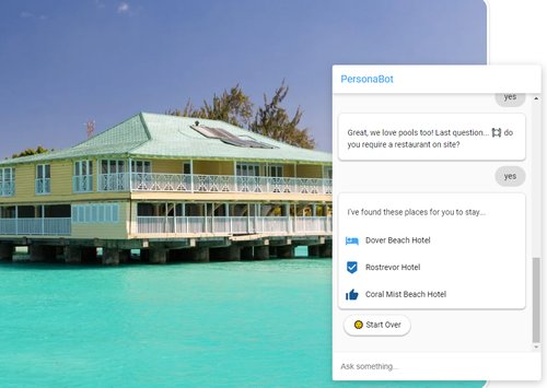 The Barbados Hotels Chatbot locates the right hotel for a guest