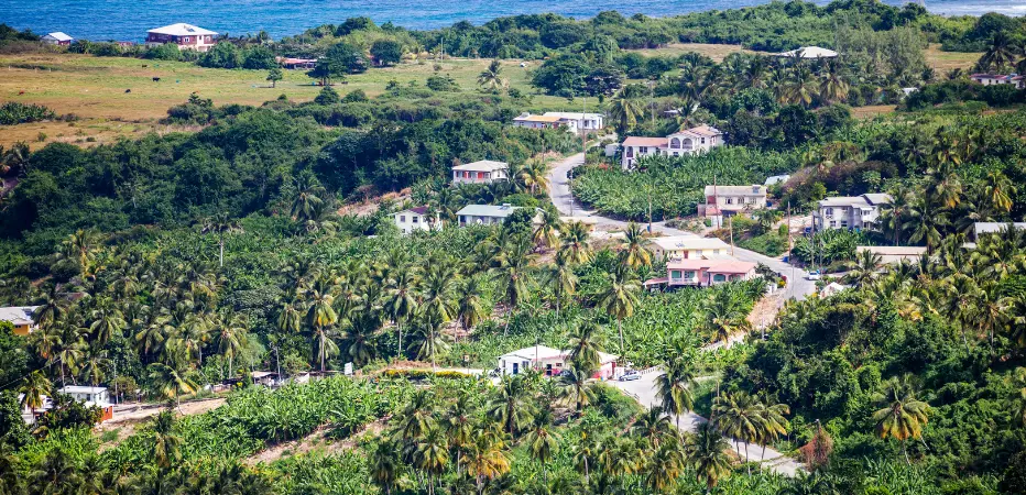 Rural villages in Barbados