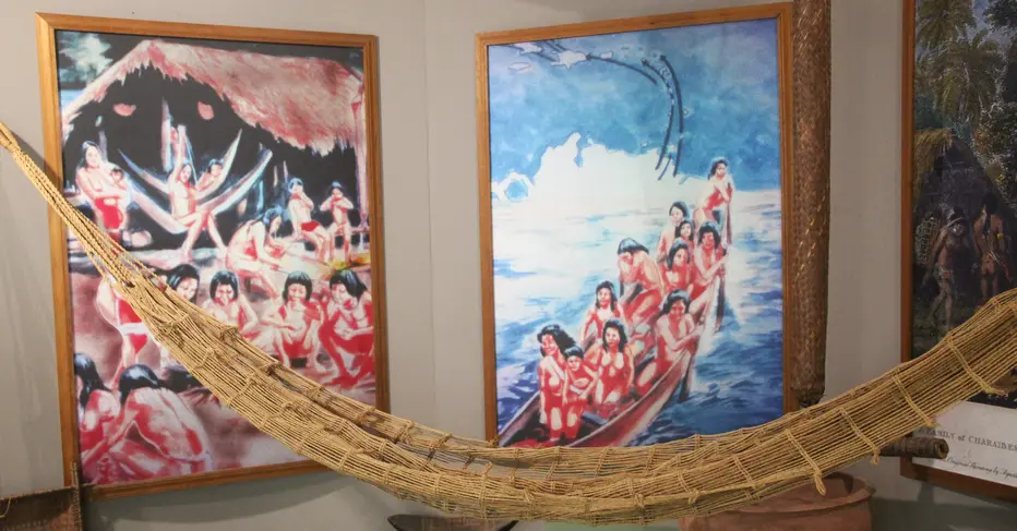 Amerindian display at the Barbados Museum