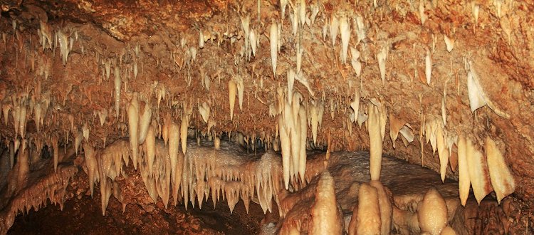 Stunning underground cave