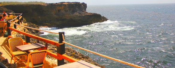 Clifftop dining