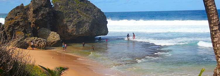 Eastern coastline of Barbados