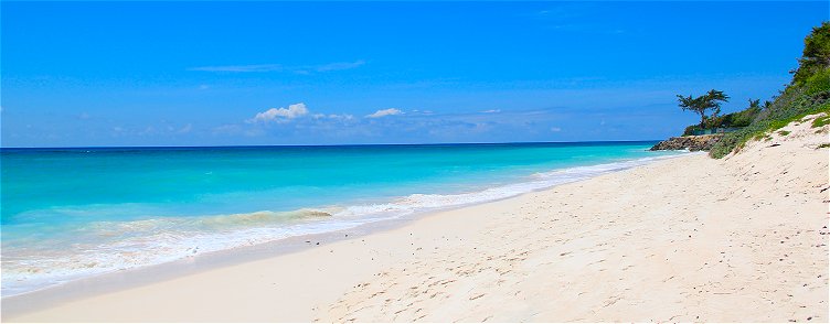 Beach on the south coast of Barbados