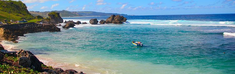 Barbados island view