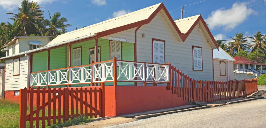 Traditional Barbados chattel house