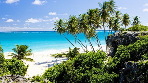 View of Bottom Bay, Barbados from the clifftop