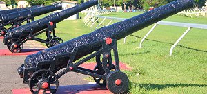 Barbados cannon collection
