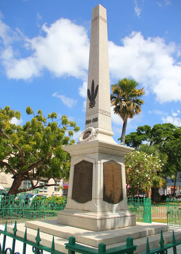 Close up view of the Cenotaph wsr memorial