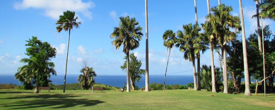 View from Codrington College of the east coast