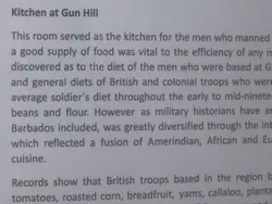 Diet of Soldiers at Gun Hill