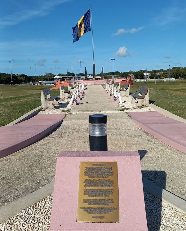 Pathway leading to the monument