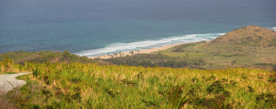 View from Cherry Tree Hill overlooking Morgan Lewis beach