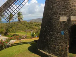 Side view of the mill