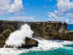 Cliffs And Sea Spray