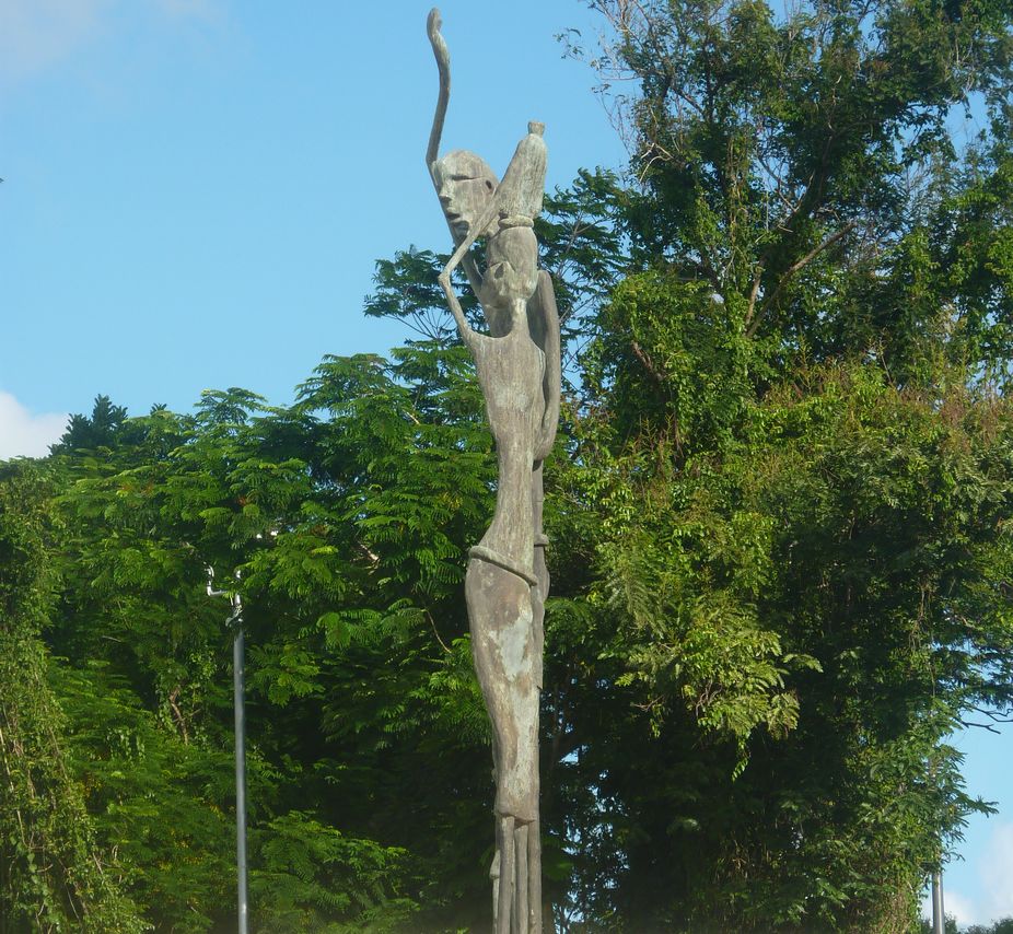 Statue at Rock Hall Freedom Village