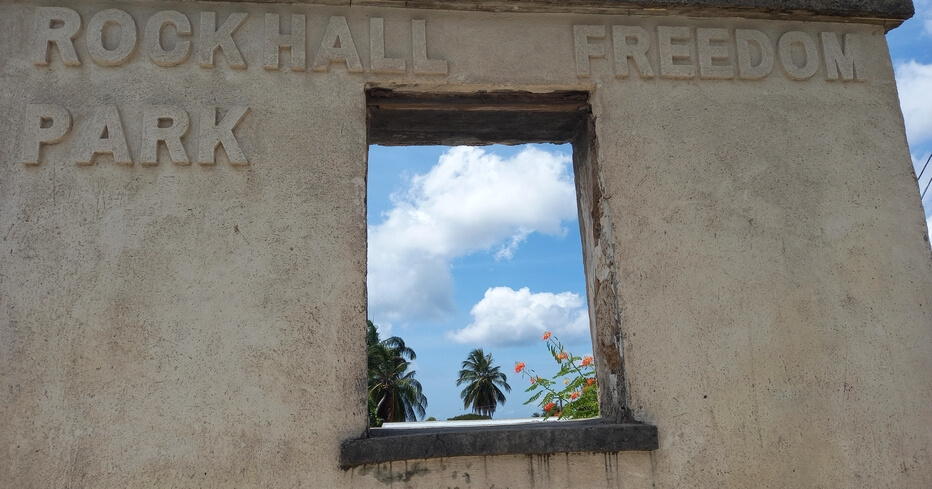 Original Wall at Rock Hall Freedom Village