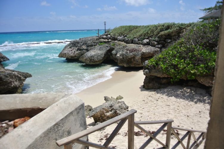 Overlooking Shark Hole beach