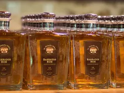 Bottles of St. Nicholas Abbey rum