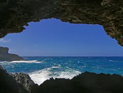 Oceanfront cave